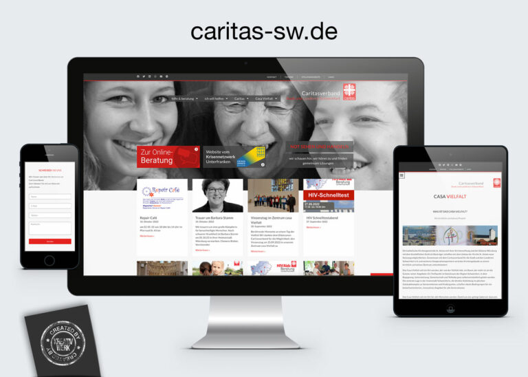 caritas-Wordpress Webdesign
